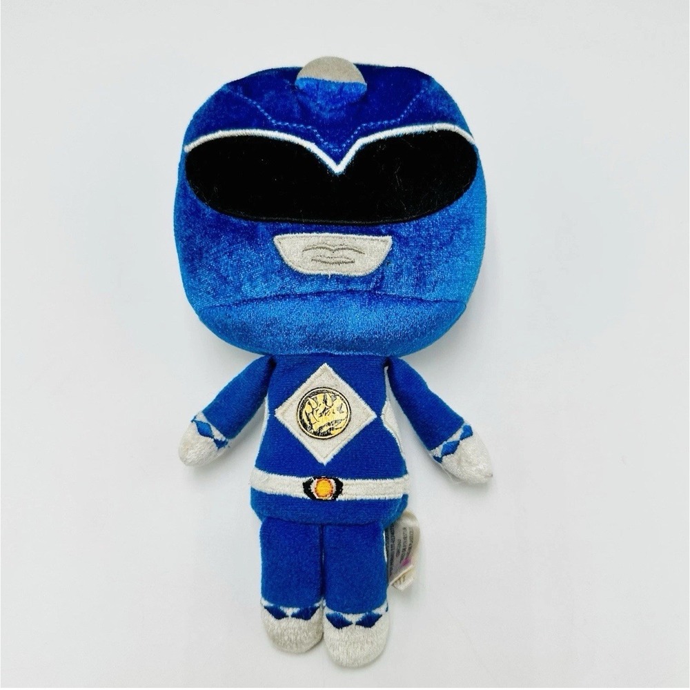 Funko 8" Blue Mighty Morphin Power‎  Rangers Plush Toy Hero Action Figure 2017